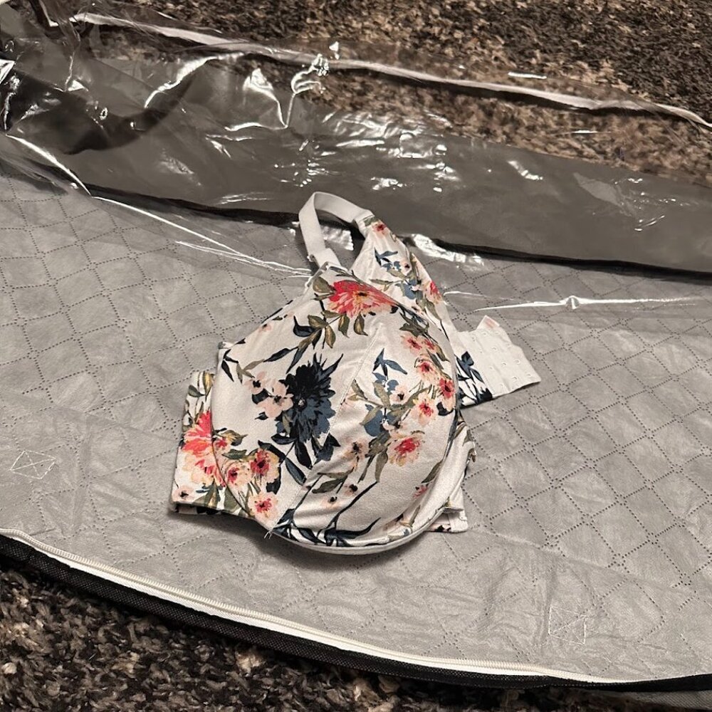 CACIQUE Lane Bryant Lightly Lined TShirt Bra Full Coverage Floral 42DD NWOT - Picture 7 of 10